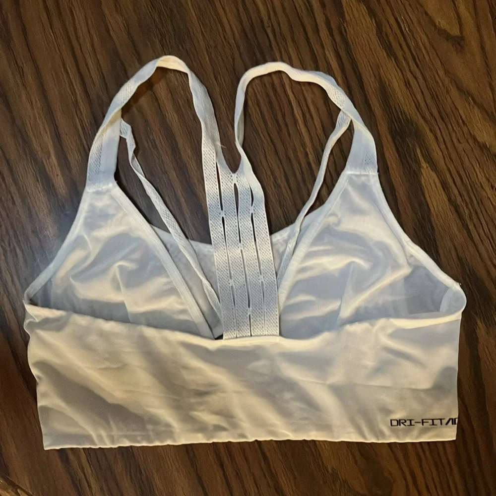 Nike Women's Off-White M Sports Bra - Picture 2 of 5